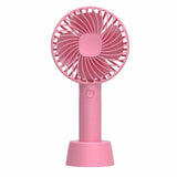 A20 Handheld Fan USB Charging Fan Mini Fan Student Gale Silent Three-speed Adjustment Desk Table Fan With Base