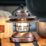 Mini Hanging Camping Lantern USB Outdoor Light Water Resistant Garden Lamp with 2 Lighting Modes for Garden Yard Camping Lantern