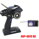 DumboRC X6P 2.4G 6CH Transmitter X6F LED Receiver withLED Light Set For RC Car Boat Tank Vehicle Crawler TRX4 Axial SCX10 D90
