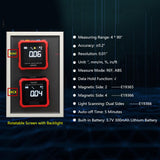 360° Electronic Angle Meter Protractor Inclinometer Level Angle Gauge Angle Finder Level Box with Magnet Rotatable Backlit