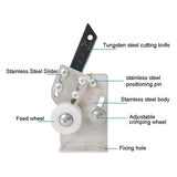 Manual Portable Waste Cable Peeling Machines Wire Stripper with 3 Tungsten Steel Blades Recycle Tool Manual Cable Crimping