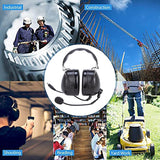 U94 PTT Headphones 3.5Mm Plug Silicone Earmuffs Outdoor Hunting Sports Noise Cancelling Intercom Aviation Headphones