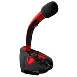 USB Condenser Microphone Desktop Microphone Laptop Computer Gaming Wired Microphones 100Hz-10KHz 1.5m With LED Light