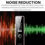 Rechargeable voice recorder HD dual microphone noise reduction remote voice recorder MP3 player professional concealment