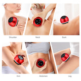 Electric Cupping Massage Scraping Cellulite Massager Heating Vacuum Suction Cup Pressure Physiotherapy Apparatus LCD Display
