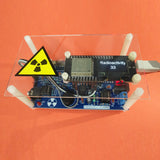 Unassembled DIY Geiger Counter Parts Kit Module Nuclear Radiation Detector with Sound and Light Alarm Function