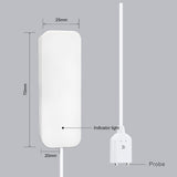 Water Alarm Sensor WiFi Water Leak Detector Overflow Flood Leakage Alerts Remote Monitor Leak Notifications by TUYA/Smart Life