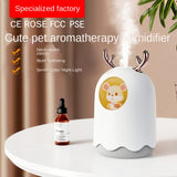 USB Mini Electric Air Humidifier Silent Aromatherapy Diffuser Ultrasonic Mist Maker Car For Home Bedroom LED Colorful Night Ligh
