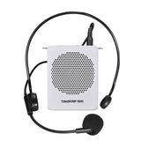 TAKSTAR E126A Megaphone Portable Rechargeable Sound Amplifier with Wired Headmount Microphone &amp; Waistband for Teaching