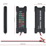 Car Battery Tester Digital Alternator for 12V/24V Cars Trucks Diagnostic Tool Auto Repair Car Battery Tester Charger Analyzer