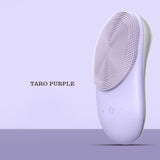 2 In 1 Cleaning Face Silicone Deep Cleansing Brush Massage Instrument Waterproof Hot Compress Essence Import Shrink Pores