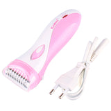 Kemei KM-3018 Electric Rechargeable Lady Shaver Hair Remover Epilator Shaving Wool Scraping EU For Whole Body Use