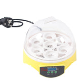 2021 New Digital Mini 7 Grid Egg Incubator Fully Automatic Incubator Poultry Hatcher Temperature Control Hatching Machine