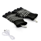 Washable 1 Pair Durable Winter Electric USB Hand Warmers Breathable Thermal Gloves Lightweight   for Home