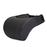 Car Neck Pillows Pu Leather head support protector black/red universal headrest backrest cushion easy install and clean