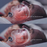 Snore Circle Most Effective Solution Anti-snoring Device Throat Snore Stopper APP Records and Analyzes Sleep Datas