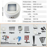 Solar Automatic Watering Device Home Intelligent Timing Automatic Watering Device Charging 60 Liters Water Seepage Lazy Flowers