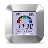 Multifunctional Electronic Clock LCD Touch Station Baby Room Screen Thermometer Hygrometer Bedroom Plants Greenhouse Monitor