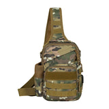 Tactical Sling Bag Outdoor Hiking Camping Shoulder Bag Hunting Fishing Trekking Chest Sling Molle Backpack Sports Running Bag