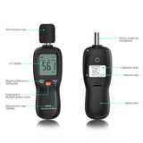 Meterk 30-130dB(A) LCD Digital Sound Level Meter Noise Volume Measuring Instrument Decibel Monitoring Tester