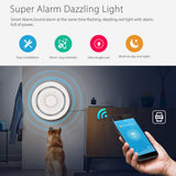 Haozee 3 In 1 Wifi Siren Alarm Linkage With Temperature Humidity Sensor Tuya Smart Life Alexa Google Home