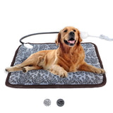 Winter 3 Modes Adjustable Heating Pad For Dog Cat Power-off Protection Pet Electric Warm Mat Bed Waterproof Bite-resistant Wire