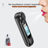 Non-Contact High-Precision Alcohol Tester With Digital LCD Screen Rechargeable Breath Alcohol Tester Breathalyzer Analyzer
