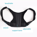 Adjustable Steel Bone Upper Back Clavicle Shoulder Support Posture Corrector Corset Spine Brace Back Belt Orthotics Pain Relief