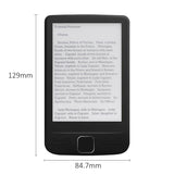 ALLOYSEED BK4304 Ultra Thin eBook eReader 4.3 inch OED e-ink Screen Digital e-Book Reader 4GB/8GB/16GB Electronic Book Readers