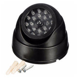 Waterproof Dummy Camera Bullet Flashing Red LED Outdoor Indoor Fake CCTV Security Simulation Camera black Support Dropshiping