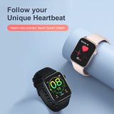 New KW76 Smart Watch 1.75inch Full Screen IP68 Waterproof Men Women Watch Heart Rate DIY Face Fitness Watches For Android IOS