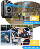 BOBLOV M5 1440P Body Camera 128GB Police Recorder 4200MAH Battery Bodycam Chest Camera IP67 Waterproof Mini Body Cam