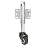 2inch PU Gate Wheel Spring Loaded Swivel Caster Heavy Duty 110lbs Load Capacity Spring Loaded Wheel For Door Furniture
