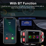 Car DAB+/DAB Radio Adapter Car FM Transmitter With 2.4 Inch Display And Bluetooth Car Mount MP3 Player