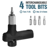 Adjustable Bike Torque Wrench 4/5/6Nm Torque T Wrench Portable Bicycle Maintenance Kit Bicycle tools kit mtb