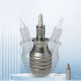 7 In 1 Mini Screwdriver Titanium Screwdriver 1/4 Inch Magnetic Phillips Torx Screw Driver Bit Kit Home Repair Tools