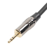 3.5mm 1/8 Inch Male to Dual 6.35mm 1/4 Inch TS Male Cable Stereo 1/4 to 1/8 Cable for Amplifier Mixer 1m/2m Optional