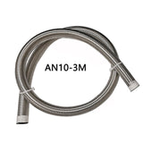 1M/ 2M /3M AN4 /AN6/AN8/AN10/1N12 Stainless Steel Braided Brake Fuel Oil Gas Line Hose For Racing Car pipe tube