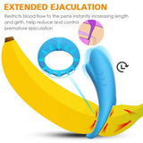 High-end Clit Stimulation Massager Cock Vibrating Ring Double Pleasure for Couple Best Choice Experience Satisfied Sexual Life