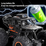 2.4Ghz Wireless Rc Alloy Car Toy Wifi Camera Off-Road Mobile Phone HD Video Black Remote Control Truck Vehicle Toy Gift For Boys