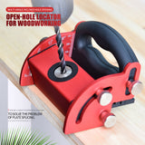 Woodworking Oblique Hole Locator Pratical Aluminium Alloy Drilling Positioner Drill Guide Tool