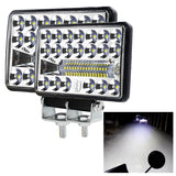 2Pcs Car Led Work Light 60W Highlight Off-road Vehicle Roof Searchlight Maintenance Auxiliary Light 12-80V Waterproof Light Bar