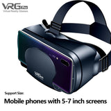 3D VR Glasses For 5 To 7 Inch Mobile Phone Smartphone Devices Virtual Reality Full Screen Visual Wide-Angle VR Glasses VRG Pro