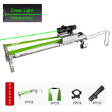 Powerful Slingshot Folding Telescopic Rod High-precision Tactical Laser Scope Bow Catapult Outdoor Long-distance Hunting
