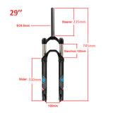 Ultra-light 29'' Mountain Bike Oil/Spring Front Fork Bicycle Accessories Parts Cycling Bike Fork framework mtb 29