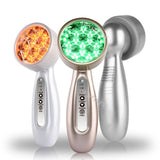 2022 Mini 4 Colors Photon Therapy Skin Rejuvenation Facial  Beauty Face Tightening Blue Acne Treatment Wrinkle Removal Massager