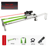 Powerful Slingshot Folding Telescopic Rod High-precision Tactical Laser Scope Bow Catapult Outdoor Long-distance Hunting