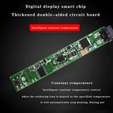 Thermostat intelligent LCD display electric soldering iron 60W  repair soldering iron tip multimeter Welding gun set
