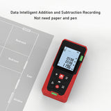 2.0-inch LCD Laser Distance Meter Diastimeter Range Finder Distance Measurement Gauge 99 Group of Data Storage Distance Area