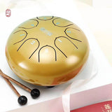 steel Tongue Drum 6 Inch 8 Tone Handpan Drum Tongue Drum Set with Sticks Carrying Bag Drum for Meditation Percussion Instruments